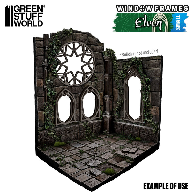 Green Stuff World Green Stuff World: Miniature Windows - Elven - Small