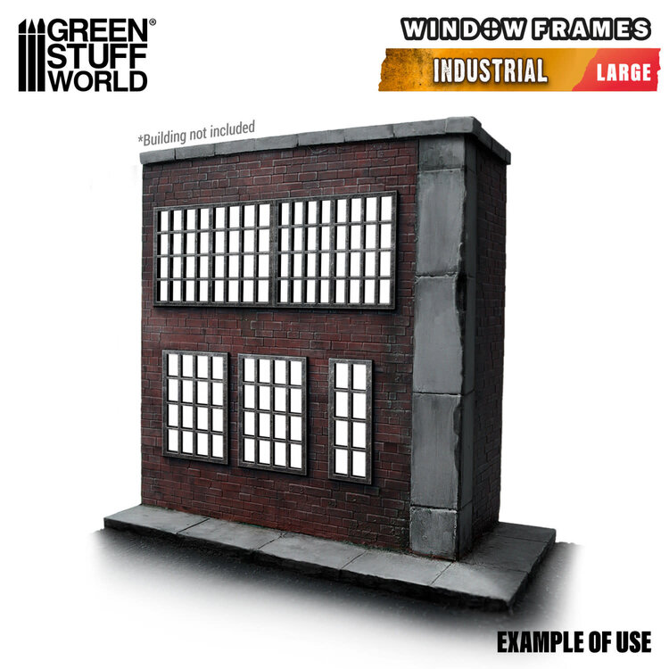 Green Stuff World Green Stuff World: Miniature Windows - Industrial - Large
