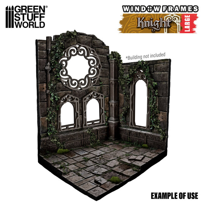 Green Stuff World Green Stuff World: Miniature Windows - Knight - Large