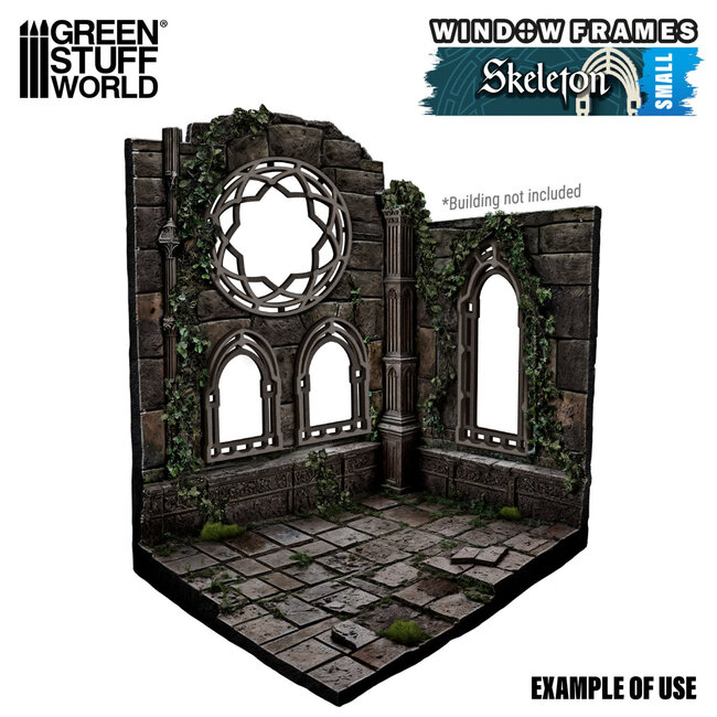 Green Stuff World Green Stuff World: Miniature Windows - Skeleton - Small