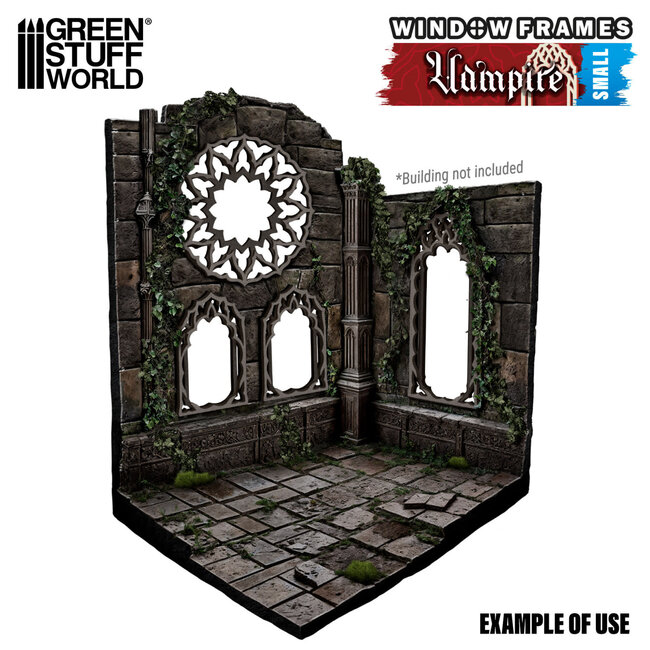 Green Stuff World Green Stuff World: Miniature Windows - Vampire - Small