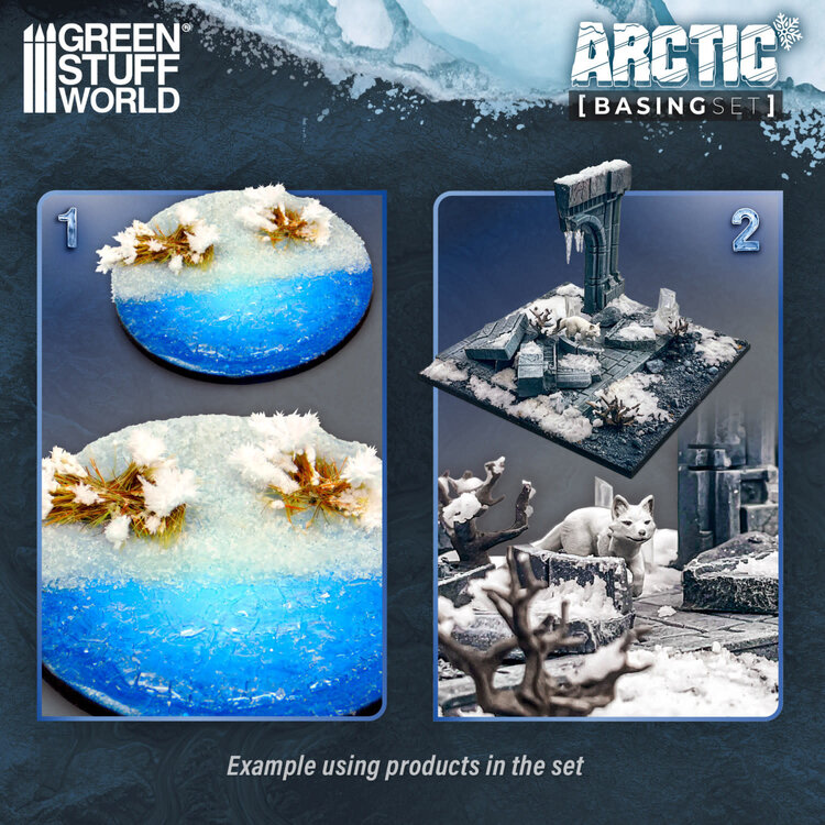 Green Stuff World Green Stuff World: Basing Set - Arctic