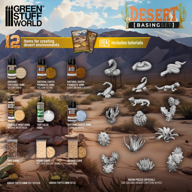 Green Stuff World Green Stuff World: Basing Set - Desert