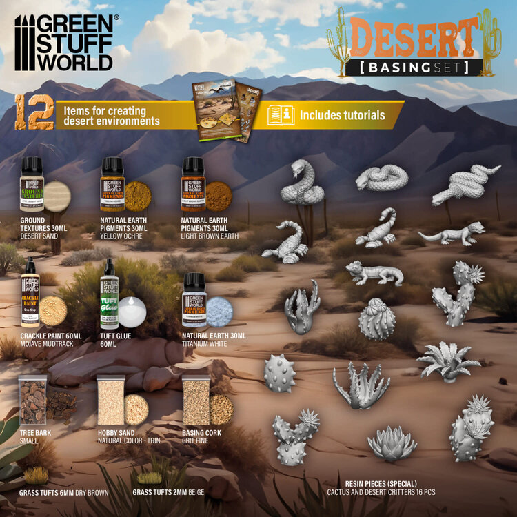 Green Stuff World Green Stuff World: Basing Set - Desert