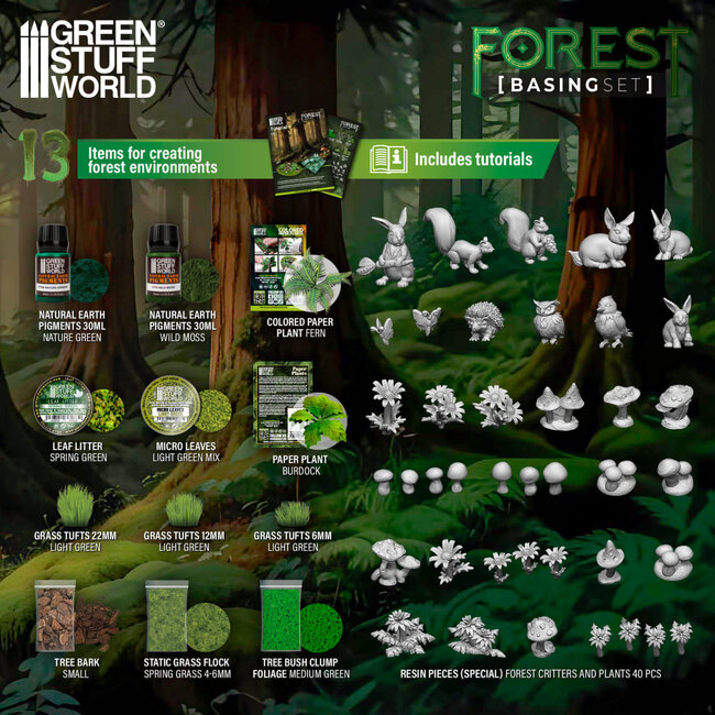 Green Stuff World Green Stuff World: Basing Set - Forest