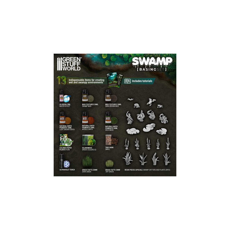 Green Stuff World Green Stuff World: Basing Set - Swamp