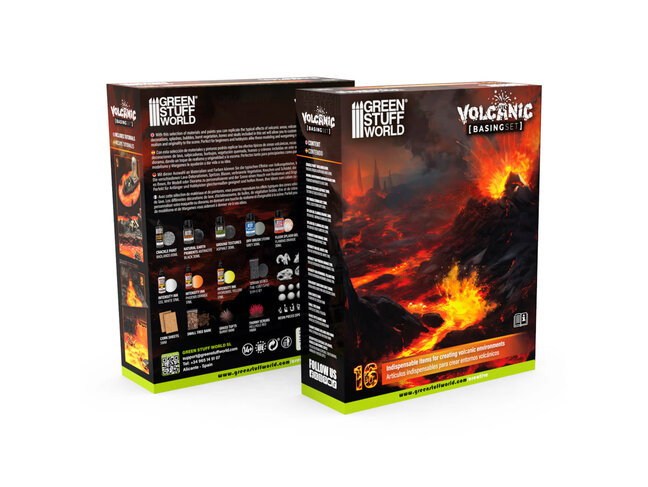 Green Stuff World Basing Set - Volcanic