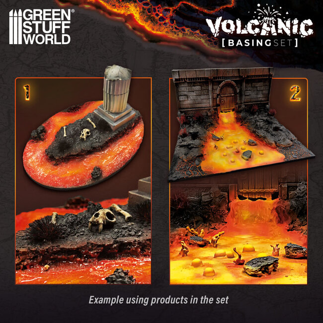 Green Stuff World Green Stuff World: Basing Set - Volcanic