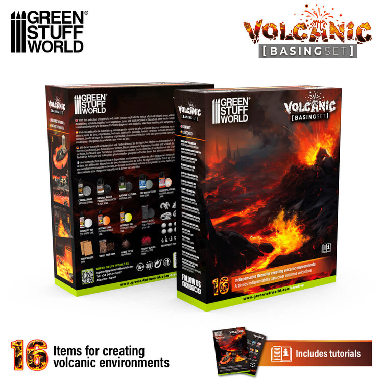 Green Stuff World Green Stuff World: Basing Set - Volcanic