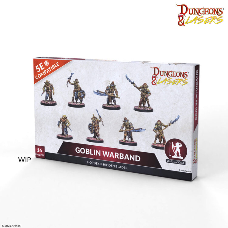 Archon Studio Archon Studio - Dungeons & Lasers: Goblin Warband - Horde of Hidden Blades