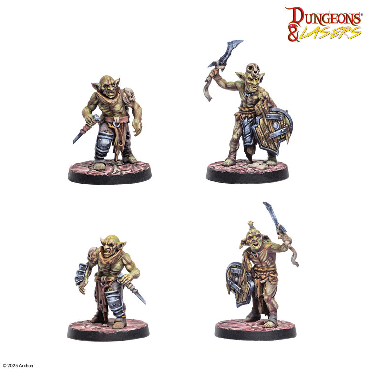 Archon Studio Archon Studio - Dungeons & Lasers: Goblin Warband - Horde of Hidden Blades