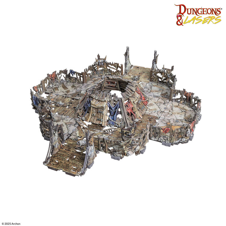 Archon Studio Archon Studio - Dungeons & Lasers: Goblin Lair - Pre-Painted