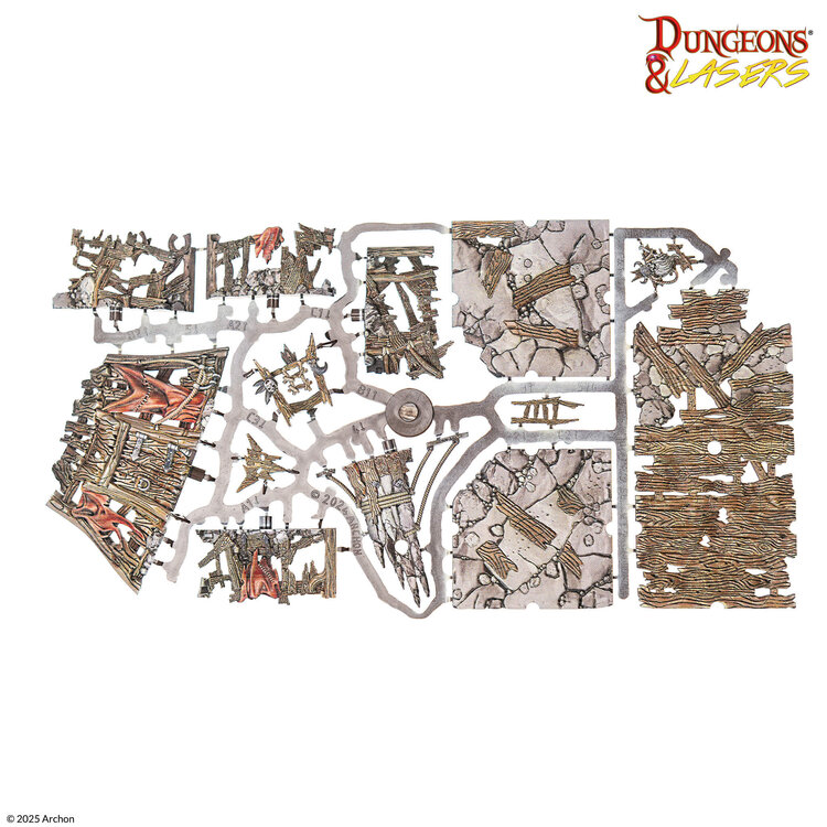 Archon Studio Archon Studio - Dungeons & Lasers: Goblin Lair - Pre-Painted