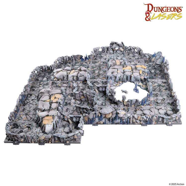 Archon Studio Archon Studio - Dungeons & Lasers: Rocky Caves - Pre-Painted