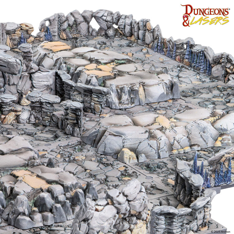 Archon Studio Archon Studio - Dungeons & Lasers: Rocky Caves - Pre-Painted