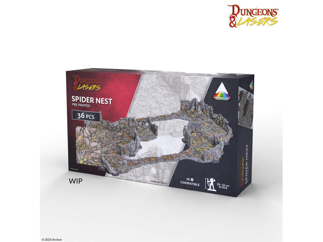 Archon Studio Dungeons & Lasers: Spider Nest - Pre-Painted