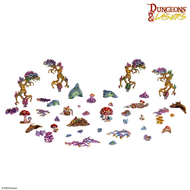 Archon Studio Archon Studio - Dungeons & Lasers: Cave Fungi - Scatter Terrain