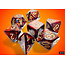 Chessex Chessex: Blue Blood/gold - Scarab Mega-Hedral 7-Die Set