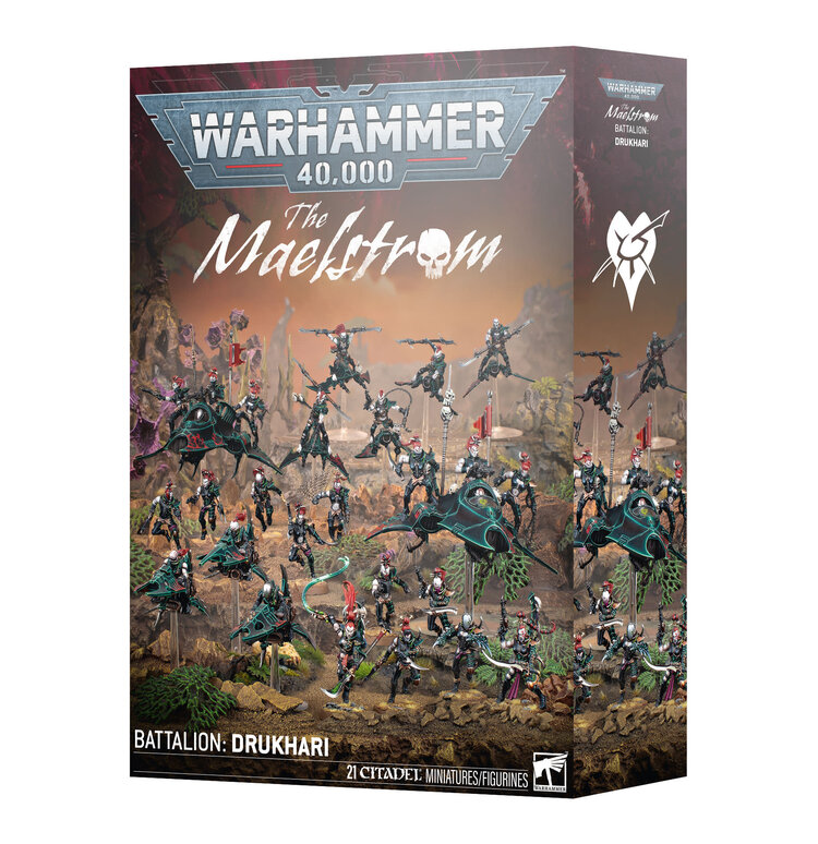 Games Workshop Warhammer Warhammer 40000 - The Maelstrom - Battallion: Drukhari