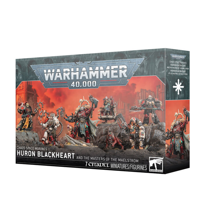 Games Workshop Warhammer Warhammer 40000 - Chaos Space Marines: Huron Blackheart and the Masters of the Maelstrom