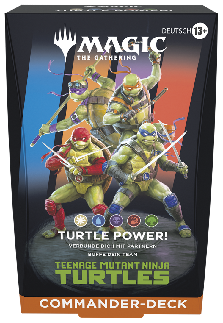 Magic: The Gathering Wizards of the Coast - Magic: The Gathering - Teenage Mutant Ninja Turtles: Commander Deck - Turtle Power (deu)