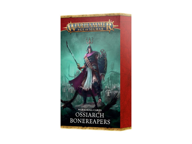 Games Workshop Warhammer Warscroll Cards: Ossiarch Bonereapers (eng)
