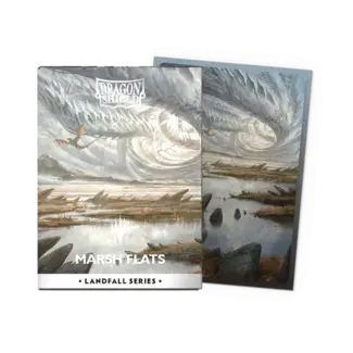 Dragon Shield Marsh Flats - Matte Dual Art Sleeves (100 Standard Size Sleeves)