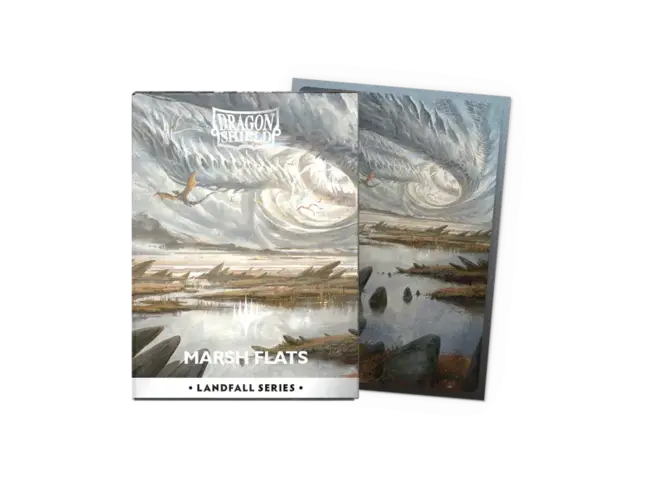 Dragon Shield Marsh Flats - Matte Dual Art Sleeves (100 Standard Size Sleeves)