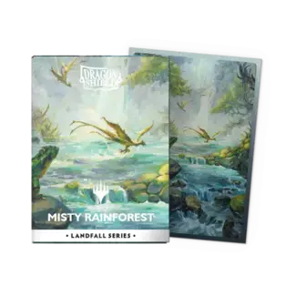 Dragon Shield Misty Rainforest - Matte Dual Art Sleeves (100 Standard Size Sleeves)
