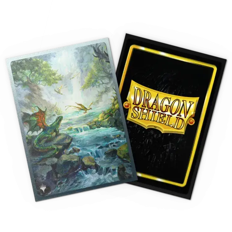 Dragon Shield Dragon Shield: Misty Rainforest - Landfall Series - Matte Dual Art Sleeves (100 Standard Size Sleeves)