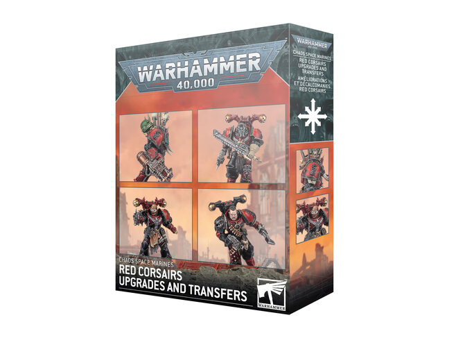 Games Workshop Warhammer Chaos Space Marines: Red Corsairs - Upgrades and Transfers