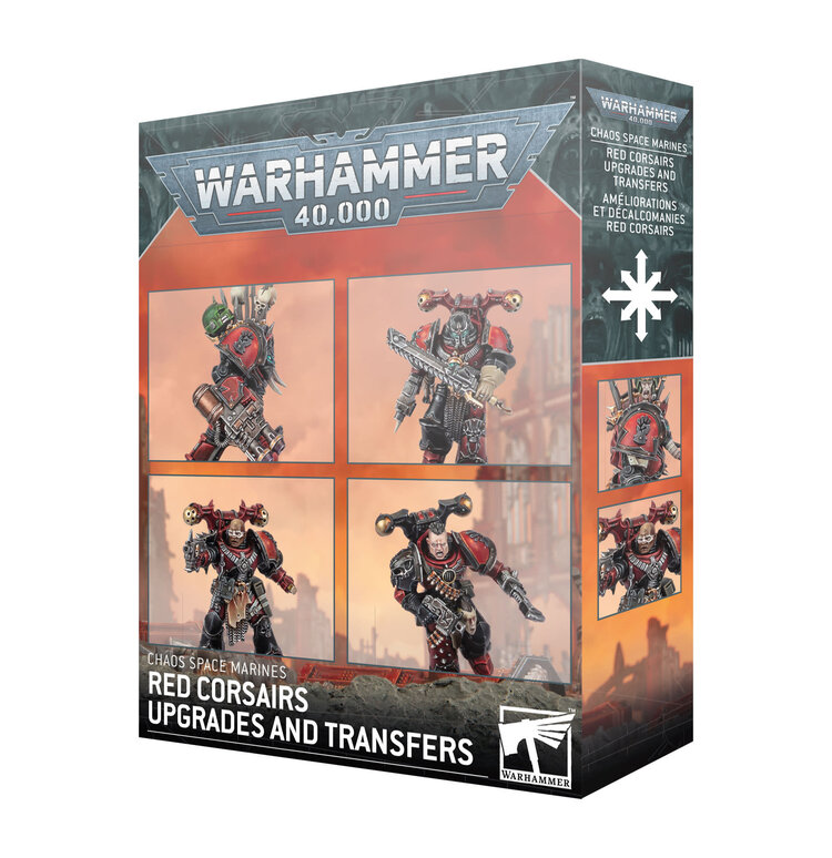 Games Workshop Warhammer Warhammer 40000 - Chaos Space Marines: Red Corsairs - Upgrades and Transfers