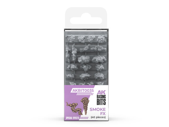 AK Interactive Basing Bits: Special Effects - Smoke FX