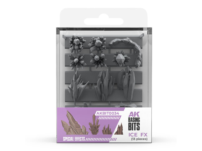AK Interactive Basing Bits: Special Effects - Ice FX