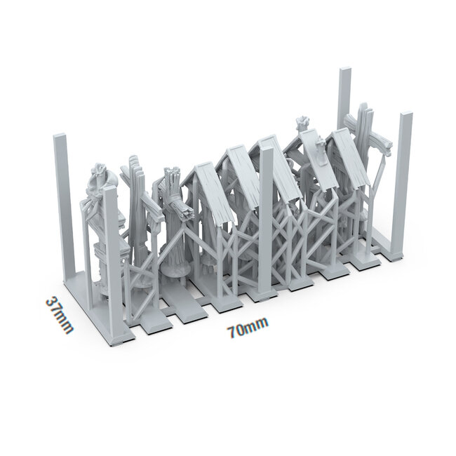 AK Interactive AK interactive - Basing Bits: Wargame Scenery - Wood Crosses