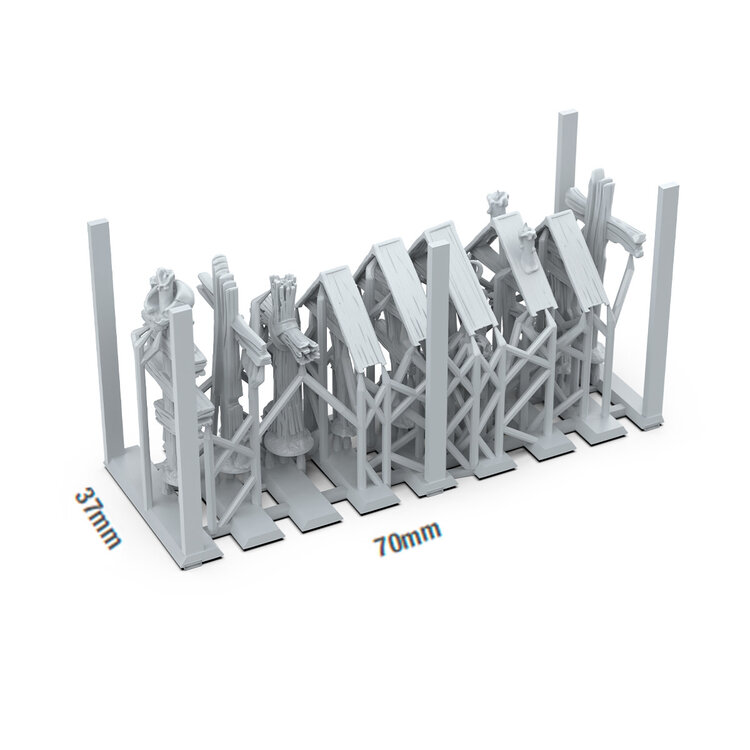 AK Interactive AK interactive - Basing Bits: Wargame Scenery - Wood Crosses