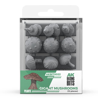 AK Interactive Basing Bits: Plants - Gigant Mushrooms