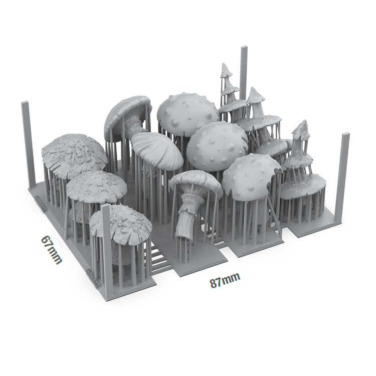 AK Interactive AK interactive - Basing Bits: Plants - Gigant Mushrooms