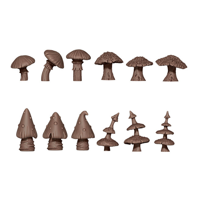 AK Interactive AK interactive - Basing Bits: Plants - Gigant Mushrooms