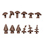 AK Interactive AK interactive - Basing Bits: Plants - Gigant Mushrooms