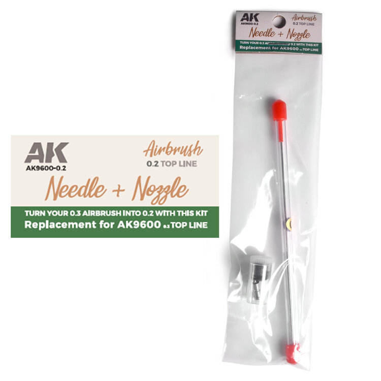 AK Interactive AK Interactive: Needle & Noozle 0.2mm for Top Line