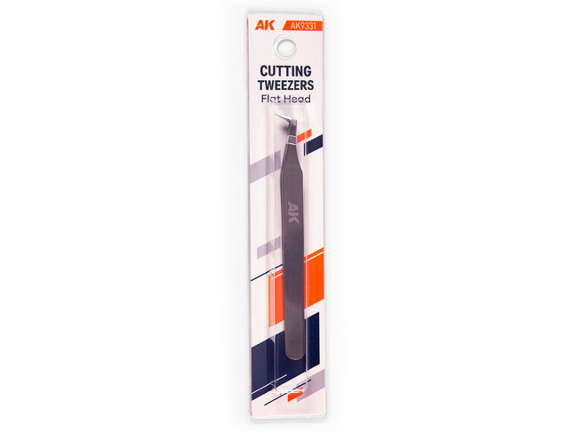 AK Interactive Cutting Tweezers - Flat Head