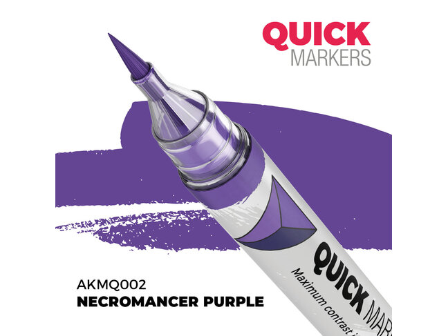 AK Interactive Quick Markers - Necromancer Purple