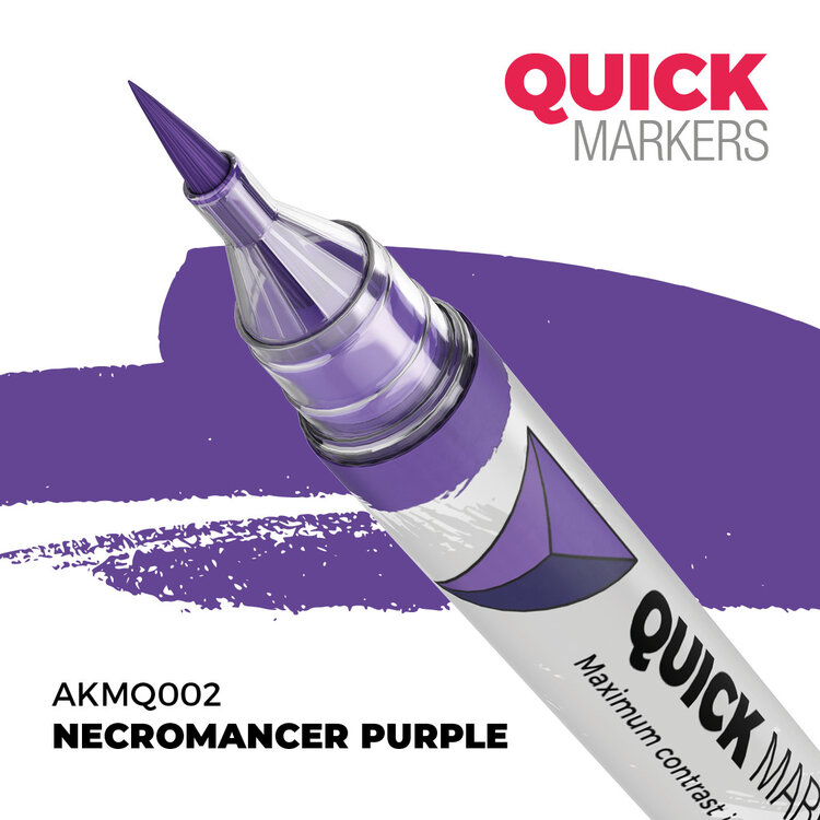 AK Interactive AK Interactive: Quick Markers - Necromancer Purple