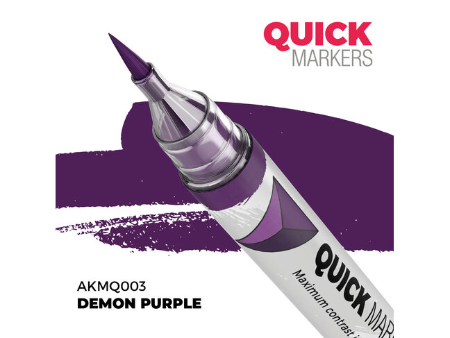 AK Interactive Quick Markers - Demon Purple