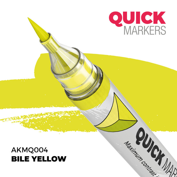 AK Interactive AK Interactive: Quick Markers - Bile Yellow