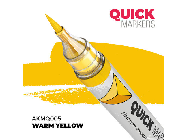 AK Interactive Quick Markers - Warm Yellow