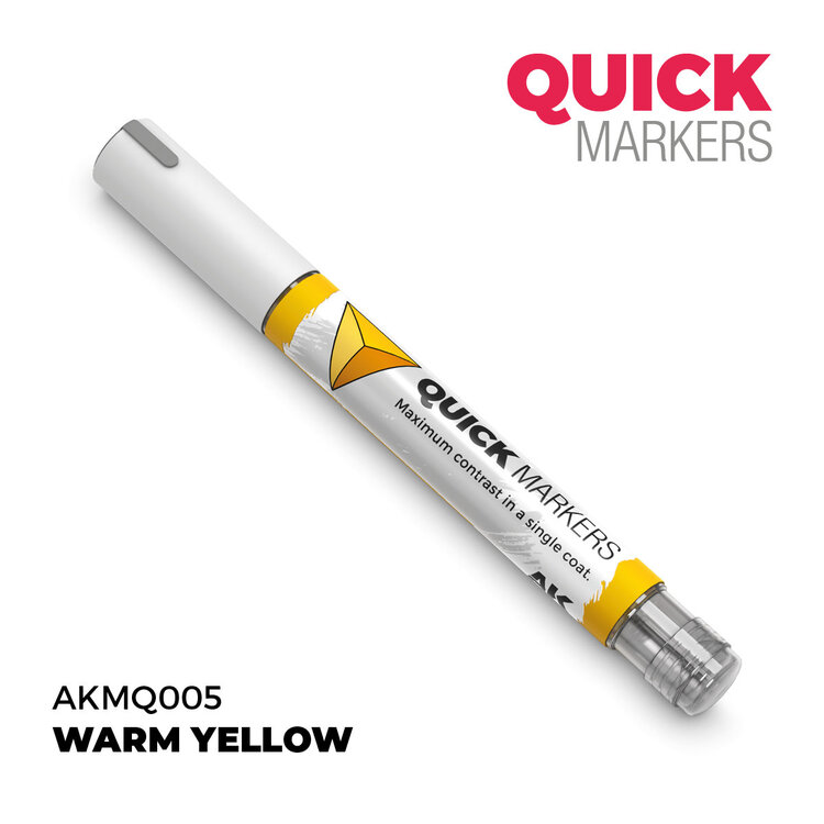 AK Interactive AK Interactive: Quick Markers - Warm Yellow