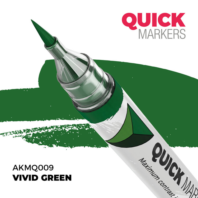 AK Interactive AK Interactive: Quick Markers - Vivid Green