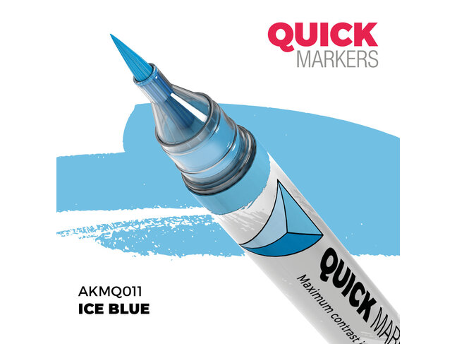 AK Interactive Quick Markers - Ice Blue